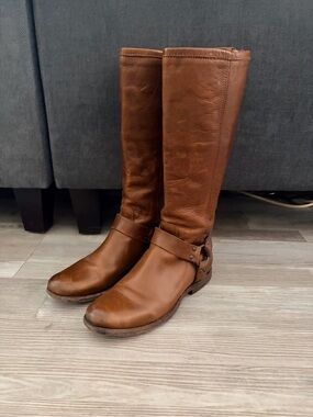 Frye Phillip Harness Tall boots Sz 8.5